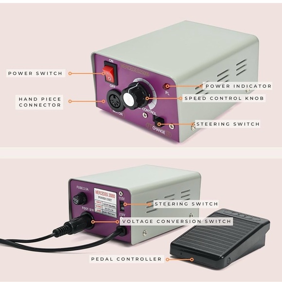 Professional nail drill machine electric nail kit - Picture 10 of 10